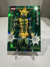 Topps 2026 Chrome Marvel Electro Green Sapphire #115 Serial #75/99