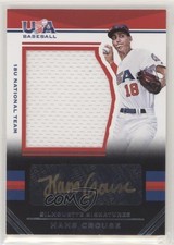 2017 USA Baseball Stars & Stripes Black Gold Jersey 56/79 Hans Crouse Auto 0aq7