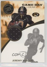 2009 Press Pass Signature Edition Game Day Gear Gold 127/199 Jeremy Maclin 0p5