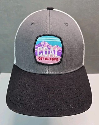 COAL hat The Tumalo snapback Get Outside patch gray blue brim outdoor hiking cap