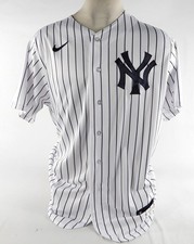 2022 New York Yankees Scott Effross #59 Game Issued White Jersey 46 DP70884