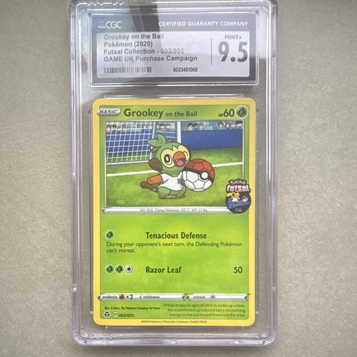 Grookey on the Ball graded CGC 9.5 for sale on eBay