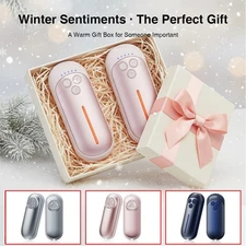 2-in-1 Magnetic Rechargeable Hand Warmer, Electric Hand Warmer For Winter Sports