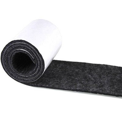 CenterZ 1/5 Thick Self Adhesive Felt Tape Roll 3.94x39.4 Inch Black