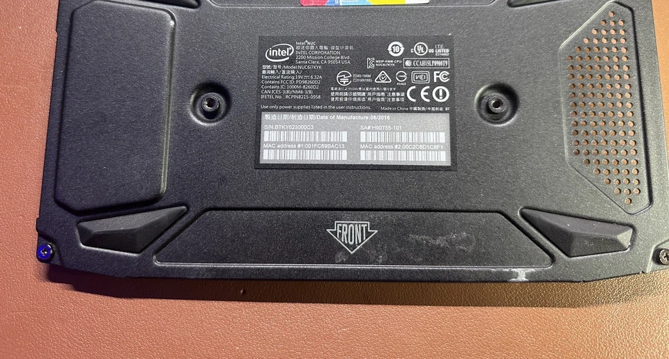 Intel  Skull Canyon NUC6i7KYK 2.6GHz 8GB RAM 512GB NVME Win 11 Pro (homelab) - Image 4 of 4