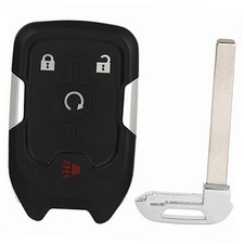 Keyless Entry Remote Key Fob SHELL CASE Replacement for 4 Buttons Uncut Car