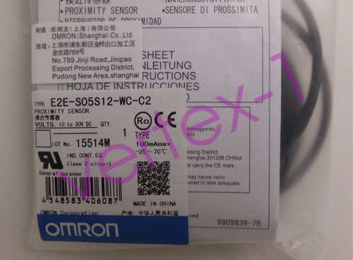 Omron E2E-S05S12-WC-C2 Proximity Sensor New . One E2ES05S12WCC2 - Afbeelding 1 van 1