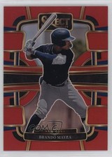 2024 Panini Select Concourse Red Prizm 141/149 Brandon Mayea Brando #64 4k8