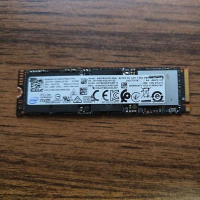 INTEL  512 GB NVMe SSD,  MODEL SSDPEKKF512G8L 512GB