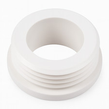 Westco 2x Internal Flush Pipe Connector White Plastic WC Pan Toilet Fitting