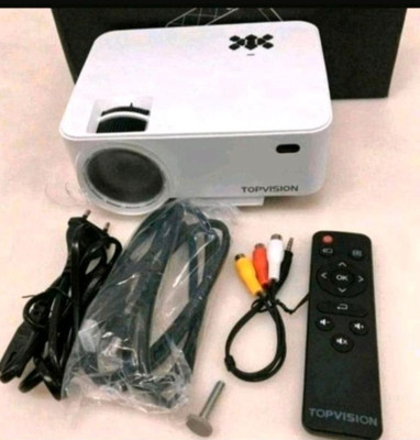 TopVision T6 LED Projektor weiß PS5/PC/XBOX