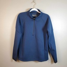 Under Armour Cold Gear Womens 1/2 Zip Sweater Jacket Ribbed Large L