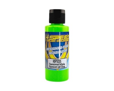 H-SPEED Lexan Airbrush Farbe 60ml Fluor Hellgrün HSPS235 
