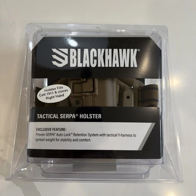 BLACKHAWK! Blackhawk SERPA L2 Drop Leg Tactical Holster for Colt 1911 & Clones RH CT