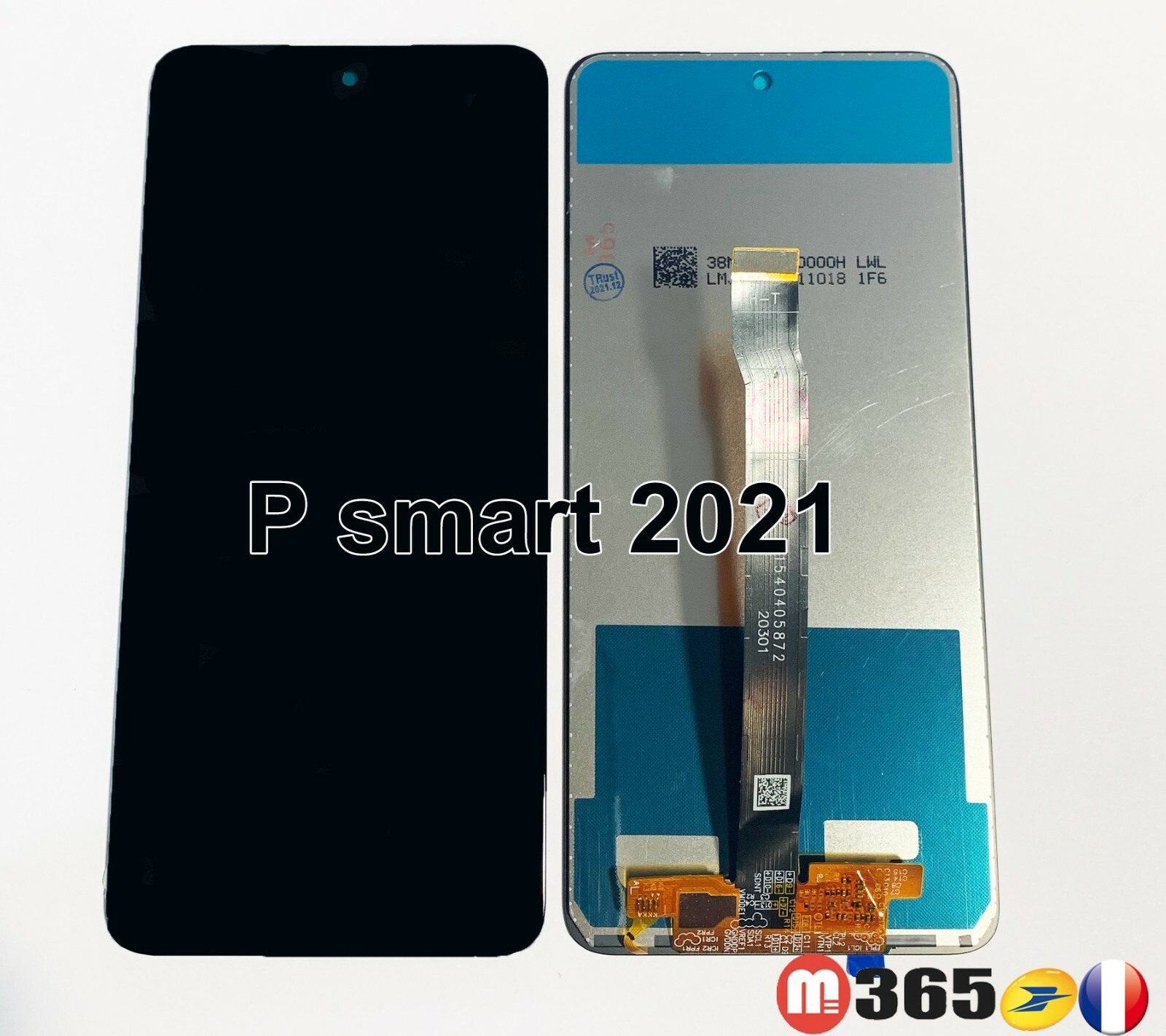 Écran LCD Huawei P Smart 2021 pièce de rechange vitre tactile noire