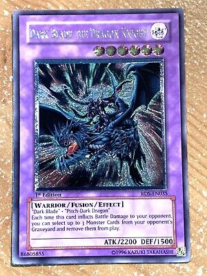 YuGiOh DARK BLADE THE DRAGON KNIGHT RDS-EN035 1st Edition! Rare NM