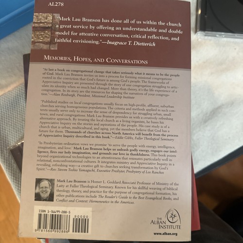 Memories, Hopes, and Conversations : Appreciative Inquiry and Congregational... - Picture 2 of 5