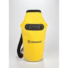 Attwood Heavy-Duty Dry Bag, Safety Yellow and Black, 20 Liter (11897-2)