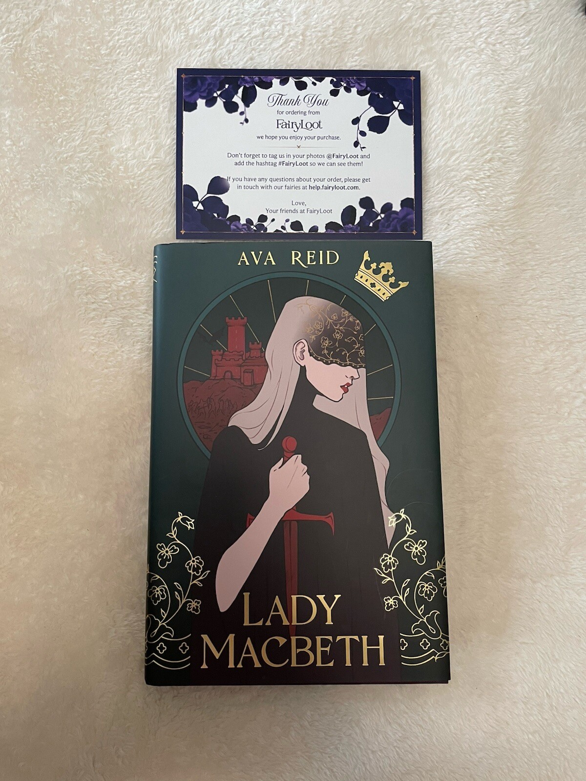 Fairyloot Signed Exclusive Sprayed Edges Lady Macbeth By Ava Reid