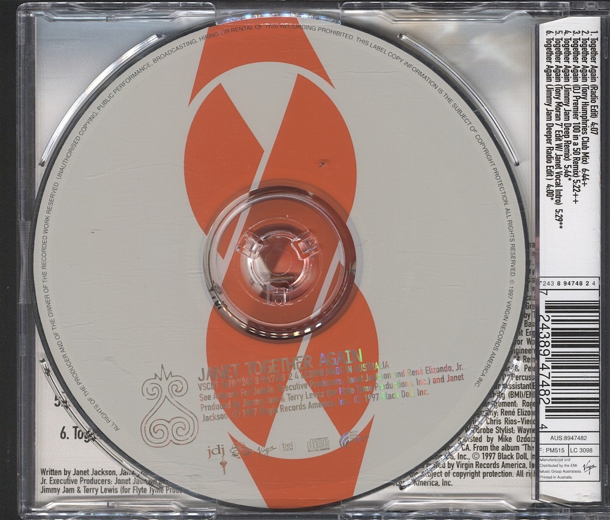 Janet Jackson Janet - Together Again CD (Single) | eBay UK
