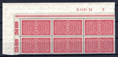 DR-Infla FISCAL BRAND 5000MK Con HAN ** MNH MINT NEVER HINGED (CA4337