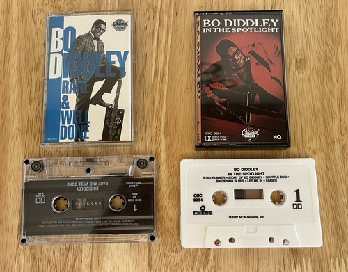 2 Bo Diddley Original Cassettes Tapes Rare and Well Done & In The Spotlight Exc - Picture 2 of 9