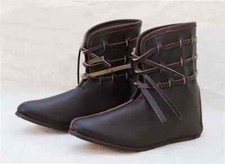MEDIEVAL 100 Leather Shoes Hedeby Shoes Viking Renaissance boot larp SCA shoes