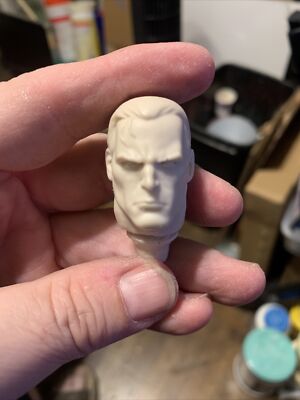 Mego FTC Zica Retro Custom Punisher Frank Castle Head For 8  Figure 1/9 V1