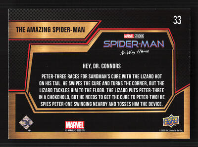 2023 Upper Deck Spider-Man: No Way Home #33 Hey, Dr. Connors | eBay
