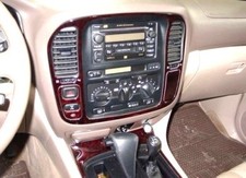 Toyota Land Cruiser Fit 1998- 2002 Cherry Burl Wood Set Dash Trim Auto Kit 19pcs