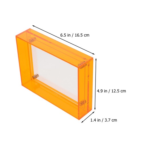 3 PEZZI Cornice Portafoto Ornamenti Quadro Ufficio per Scrivania Cornici Opere d'Arte - Foto 6 di 12