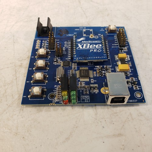 Digi Maxstream XBIB-U-Dev Rev.2 Evaluation Board w/ XBee Pro Radio ...