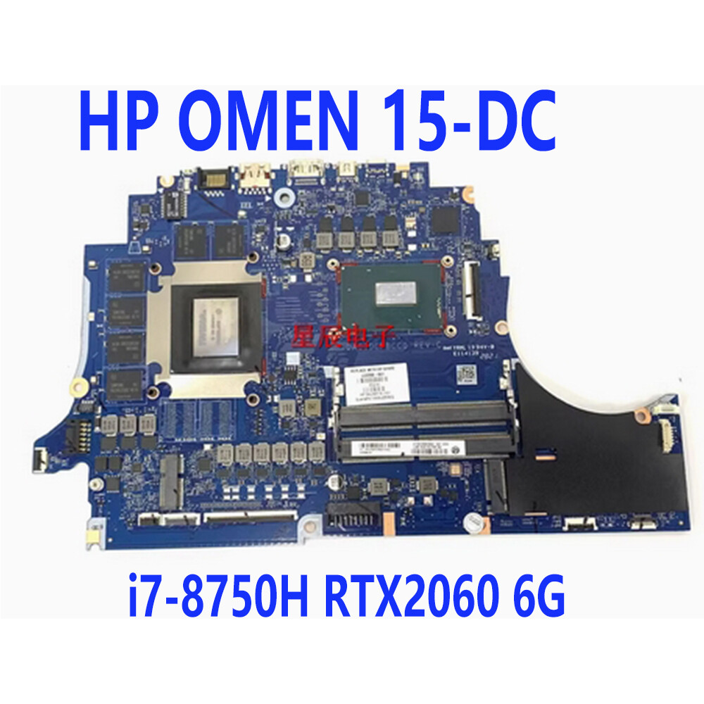 For HP OMEN 15-DC Laptop Motherboard i7-8750H RTX2060 6G