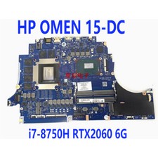 For HP OMEN 15-DC Laptop Motherboard i7-8750H RTX2060 6G DAG3DCMBCC0 L52266-601