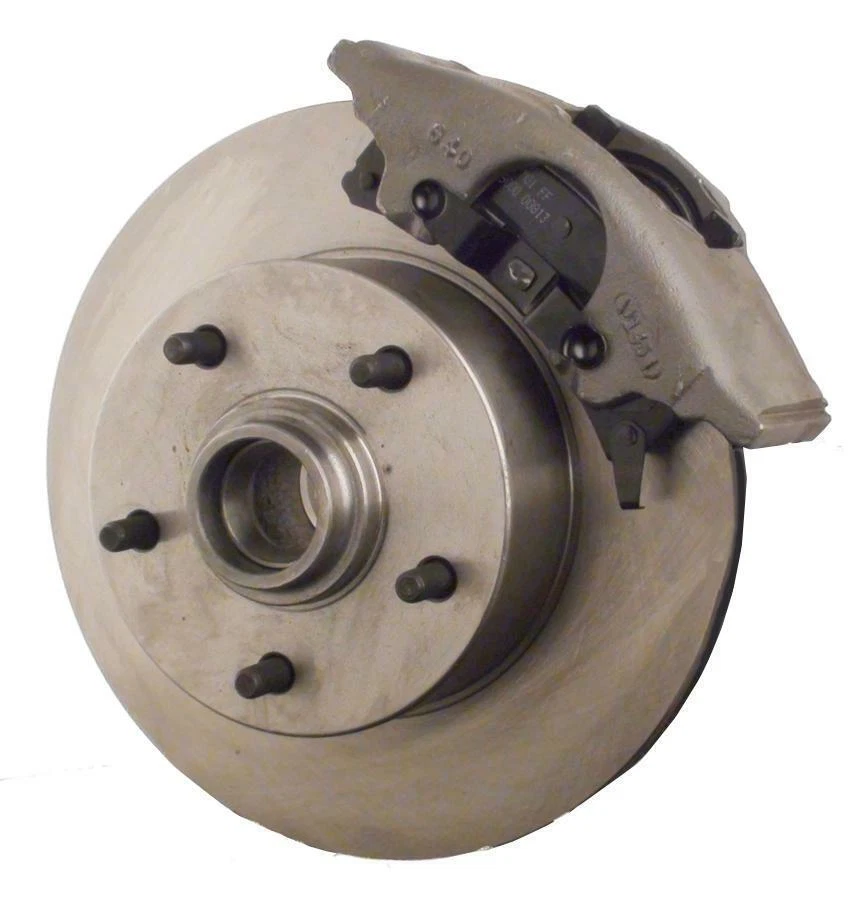 1970-78 Jeep CJ5/CJ7 SSBC Front Disc Brake Kit (clear iron calipers; D&S rotors) - Image 2 of 4