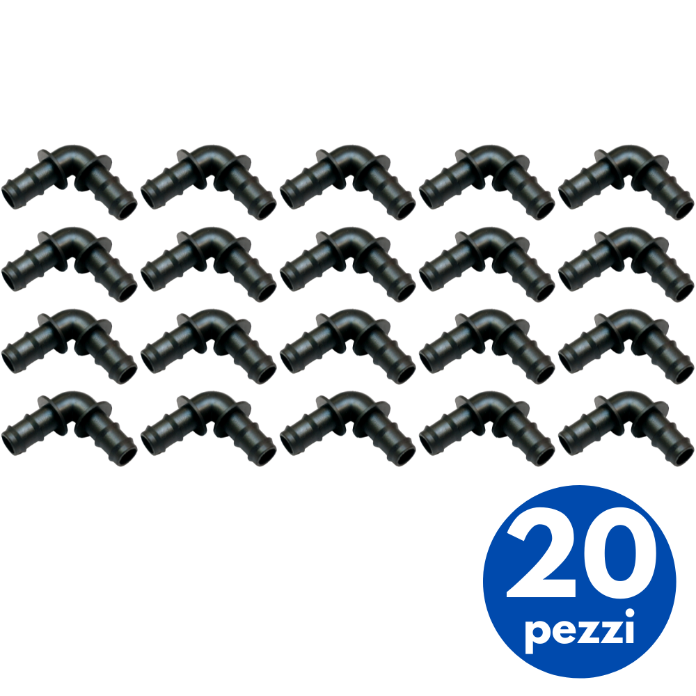 50 raccordi per irrigazione a goccia da 4 mm per sistemi di irrigazione