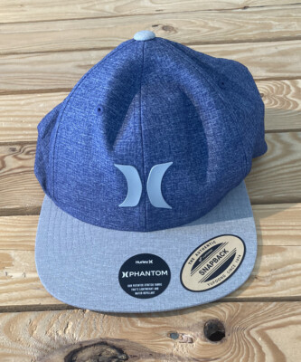 Hurley NWT $32 Unisex authentic snapback Phantom core hat One size Grey sf1