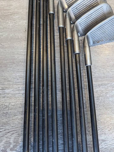 Golfsmith Irons 2,4,5,6,7,8,9 & PW Graphite Reinforced Shaft Tear Drop Design - Picture 17 of 18