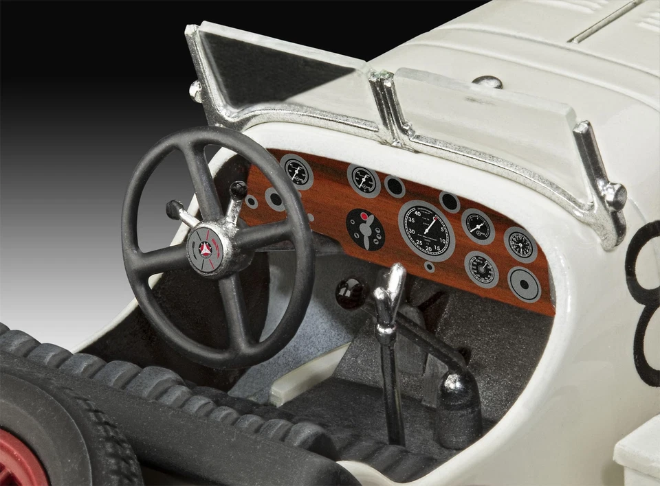 Revell Modellbausatz -Benz SSKL Rennwagen – Legendäres Leichtbau-Coupé mit 71... - Bild 4 von 4