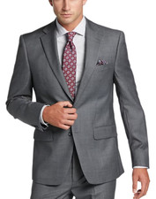 Calvin Klein Dark Gray Blazer Wool Jacket Men's Size 38R X-Slim Fit NEW