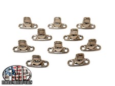 10 PK STAINLESS- Mil Truck Canvas Tarp Twist Fastener Fits HUMVEE M998 M151