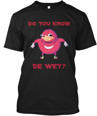 Uganda Knuckles T-Shirt Made in the USA Size S to 5XL