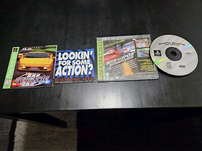 Need For Speed 3 Hot Pursuit Greatest Hits (Sony PlayStation 1, 1998) CIB TESTED