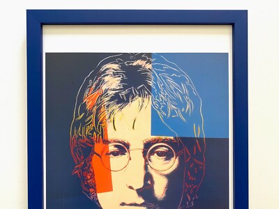 ANDY WARHOL ESTATE RARE 1990 FRAMED POP ART LITHOGRAPH PRINT 