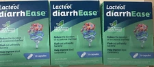 Lot of 3 Lacteol DiarrhEase - 10 count each - expires 09/2026