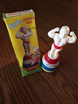 VINTAGE PRANK PEEING MAN SQUIRT STRONG MAN GAG GIFT HONG KONG NEW