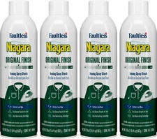 Niagara Ironing Spray Starch 1.25 lb Pack of 4 Lavender Wrinkle Remover
