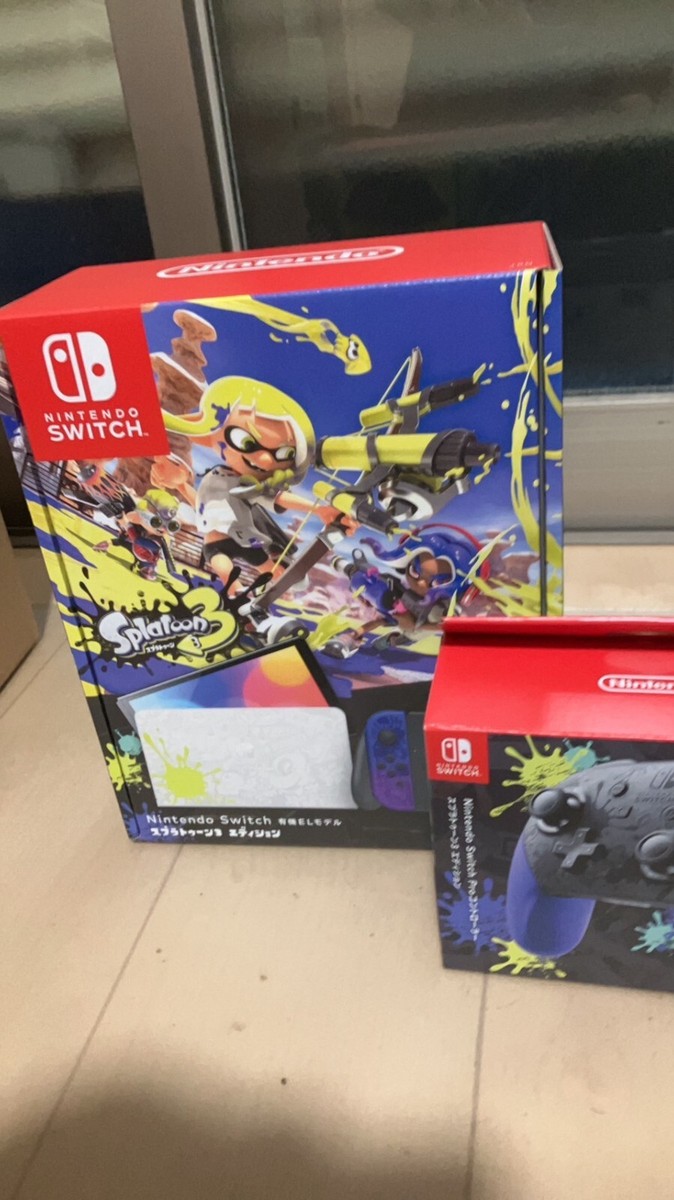 Nintendo Switch Console (OLED Model) - Splatoon 3 w