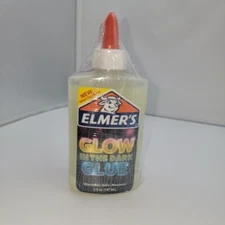 Elmer's Glow in the Dark & Color Glue Bundle Washable Safe 5 fl oz 2 TOTAL