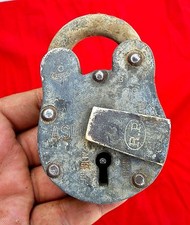 Vintage Heavy Chopps & Co Aligarh 6 dźwigni żelazna kłódka PD71